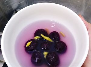 Hình của món Chè khoai lang tím.