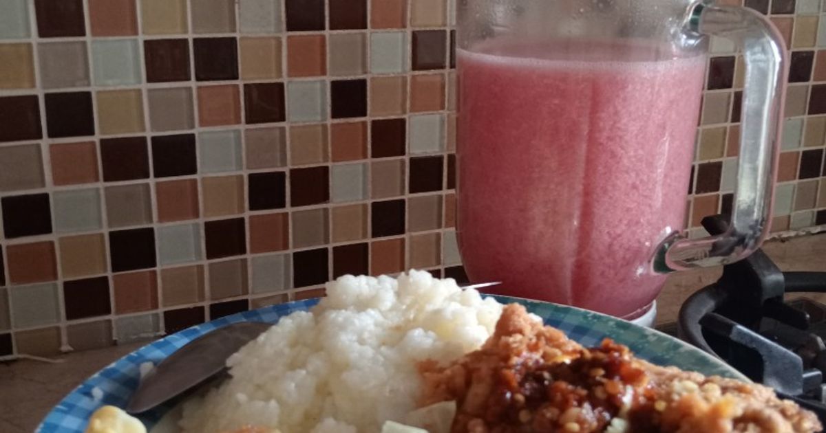 NASI ayam Geprek dan Telur