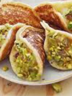 صورة لوصفة قطايف بالقشطة