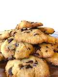 Cookies de farinha de coco com chips de chocolate saudável #farinhadecoco #chocolate