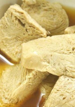 A picture of Yuba-Style Simmer with Frozen Firm Tofu.
