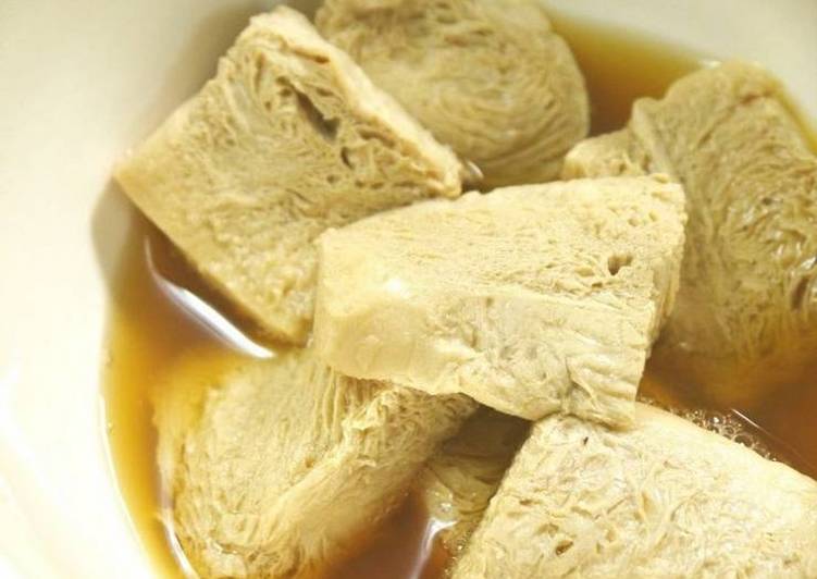 Step-by-Step Guide to Make Favorite Yuba-Style Simmer with Frozen Firm Tofu