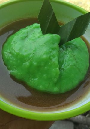 Foto resep Bubur sumsum saos gula merah