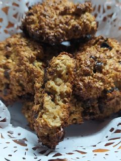 Una foto de Galletas de Avena  sin Harina, sin Manteca, sin Huevo