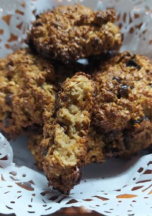 Una foto de Galletas de Avena sin Harina, sin Manteca, sin Huevo