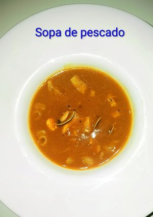 Una foto de Sopa de pescado