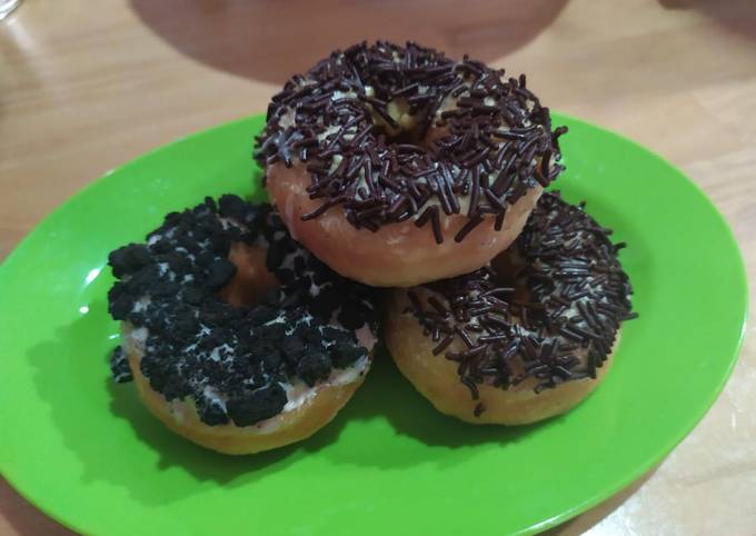 Donat lembut tanpa kentang