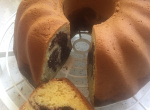 10 perces  márványos kuglóf recept fotója