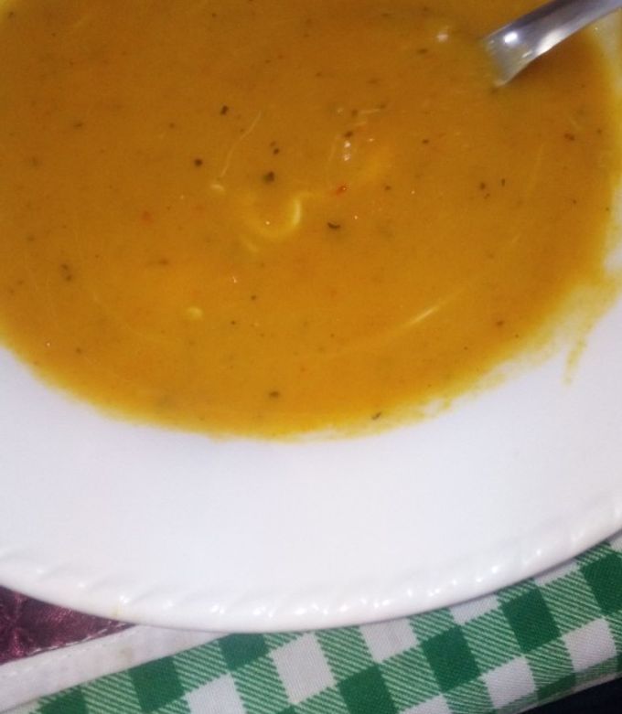 Una foto de Sopa crema de verduras