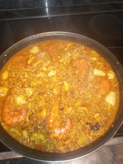 Una foto de Paella mixta