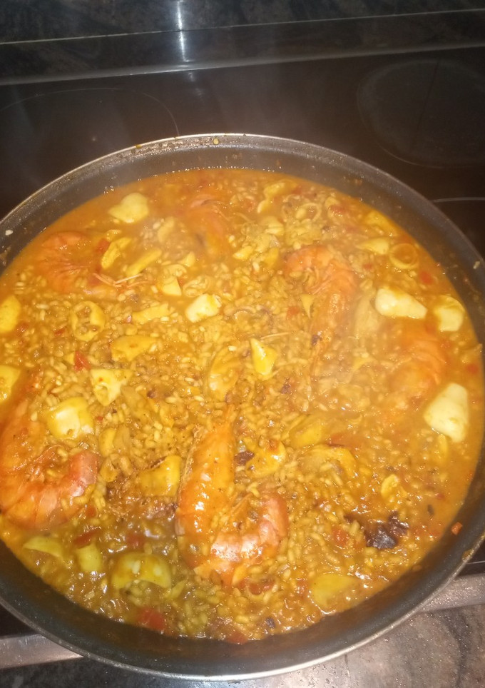Una foto de Paella mixta