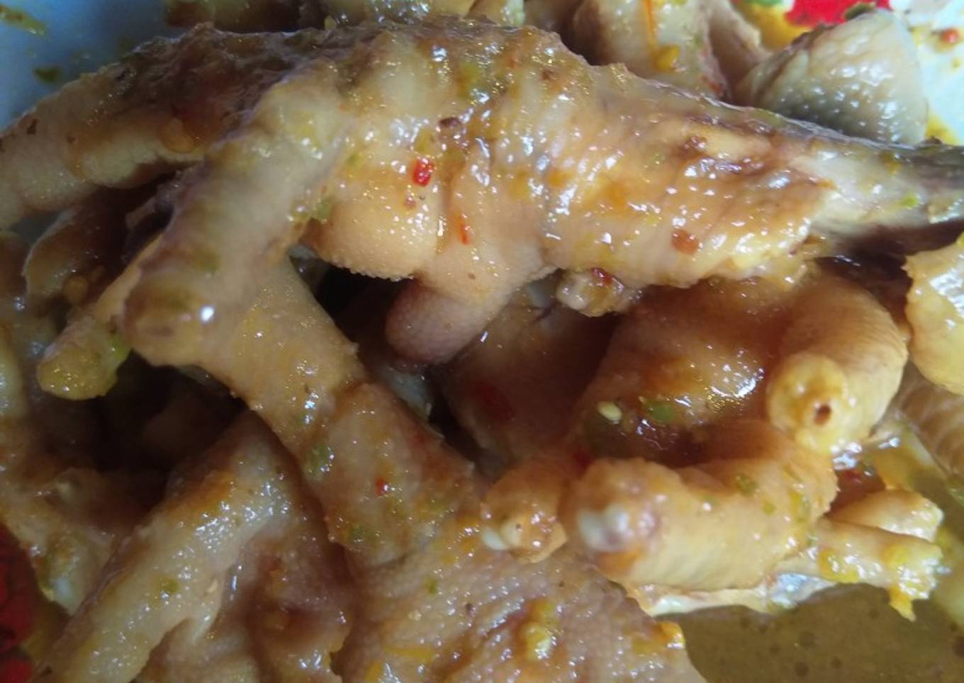 Ceker ayam pedas