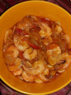 Foto resep Udang asam manis simple