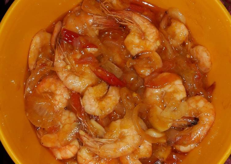 Resep Udang asam manis simple yang Sempurna