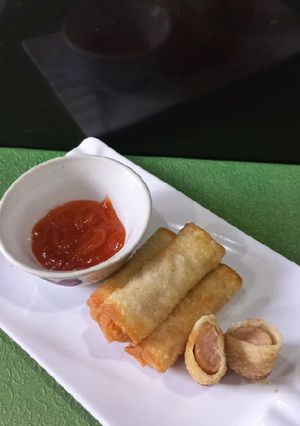 Foto resep Pangsit gulung sosis