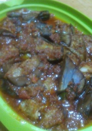 Foto resep Terong bumbu kacang pedas