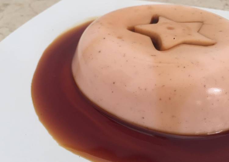 Cara Gampang Membuat Raspberry Caramel Pudding yang Lezat