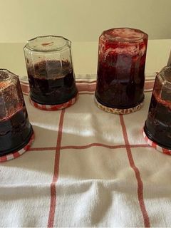 Une photo de Confiture fraises et framboises