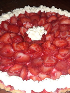 Una foto de Tarta de frutillas