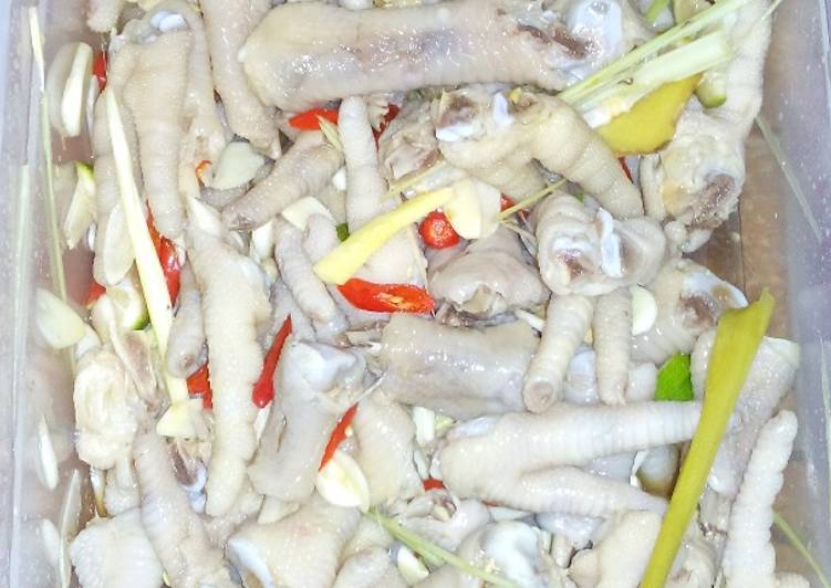 Bumbu Acar ceker | Resep Bumbu Acar ceker Yang Menggugah Selera
