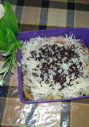 Foto resep Pisang panggang keju coklat