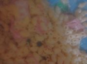 Una foto de macarrones dieta