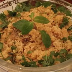 A picture of Erachi Choru/Meat Pulao/Malabar Meat Rice.