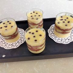 A picture of Marble pudding.