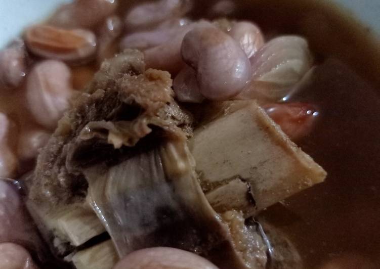 Sayur kacang merah iga sapi