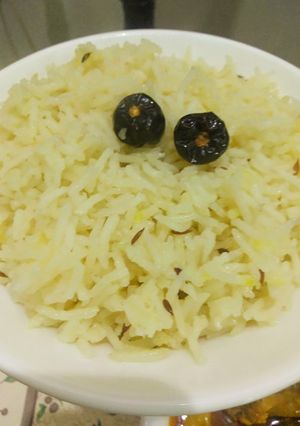 A picture of Zeera Rice.