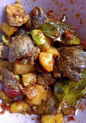 Foto resep Sambel goreng ampela kentang petai