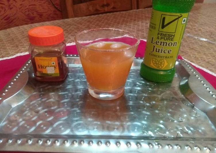 Steps to Prepare Perfect Limeade with Orange juice