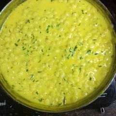 Boondi ki kadhi A picture of Boondi ki kadhi.