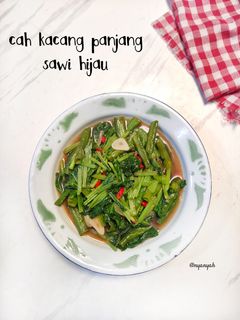 Foto resep Cah Kacang Panjang Sawi Hijau