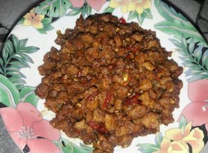 Foto resep Proteina pedas manis