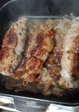 Una foto de Solomillo de cerdo relleno