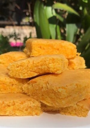 Una foto de Brownie de zanahoria húmedo sin gluten y vegano 🌱