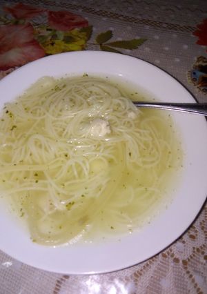 Una foto de Sopita con cabello de ángel