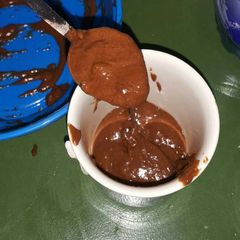 A picture of Microwave chocolate mini cakes.