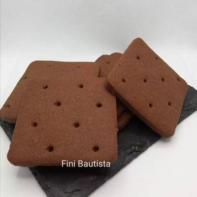 principal Dando Necesitar Galletas de chocolate para sándwich de helado Receta de Fini Bautista  Angulo- Cookpad