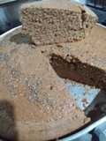 Bolo capuccino com castanha crocante