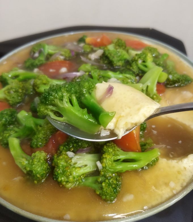 Foto resep Tim telur siram brokoli saus tiram
