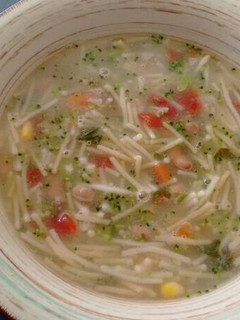 Una foto de Sopa Minestrone. ॐ