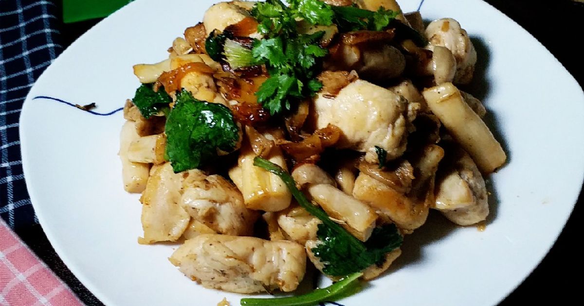 💢Garlic Chicken Mushroom (Menu Buka Puasa Day9)💢