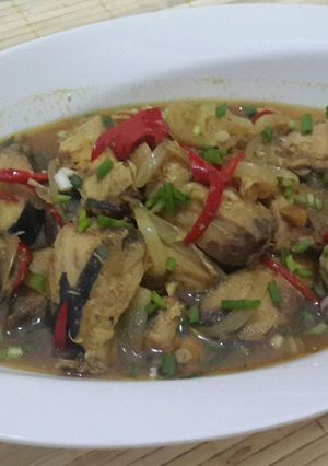 Foto resep Ikan Tuna Bumbu Kuning