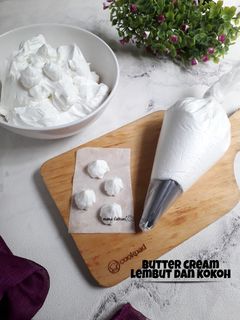 Foto resep Butter cream kokoh dan lembut