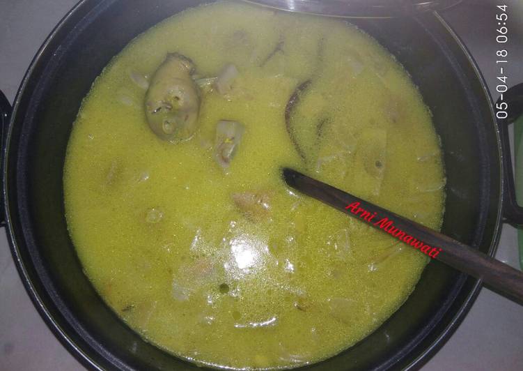 Resep Opor Nangka + Ayam (sedikit 😅😅), Bikin Ngiler
