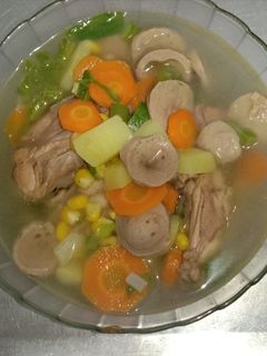 Foto resep Sayur Sop Ayam Bakso