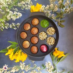 Moong dal appe A picture of Moong dal appe.