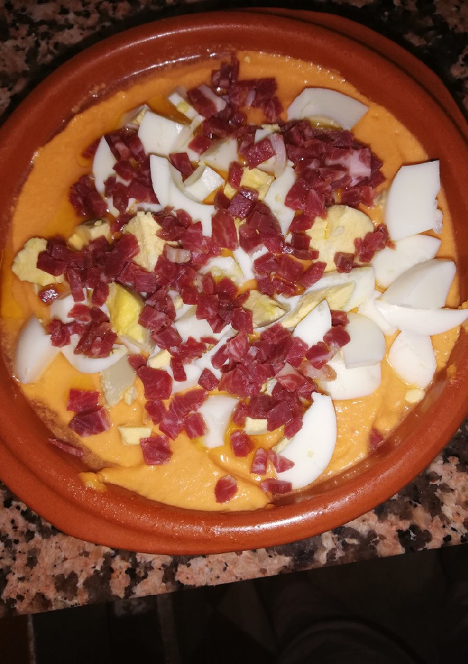 Una foto de Salmorejo cordobés